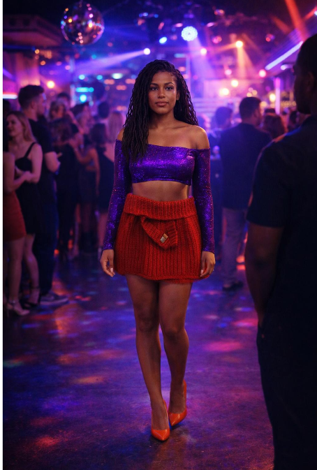 Fire Red Skirt