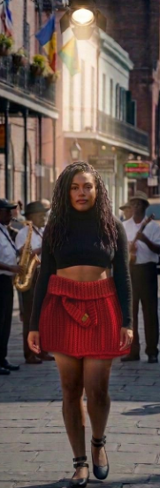 Fire Red Skirt